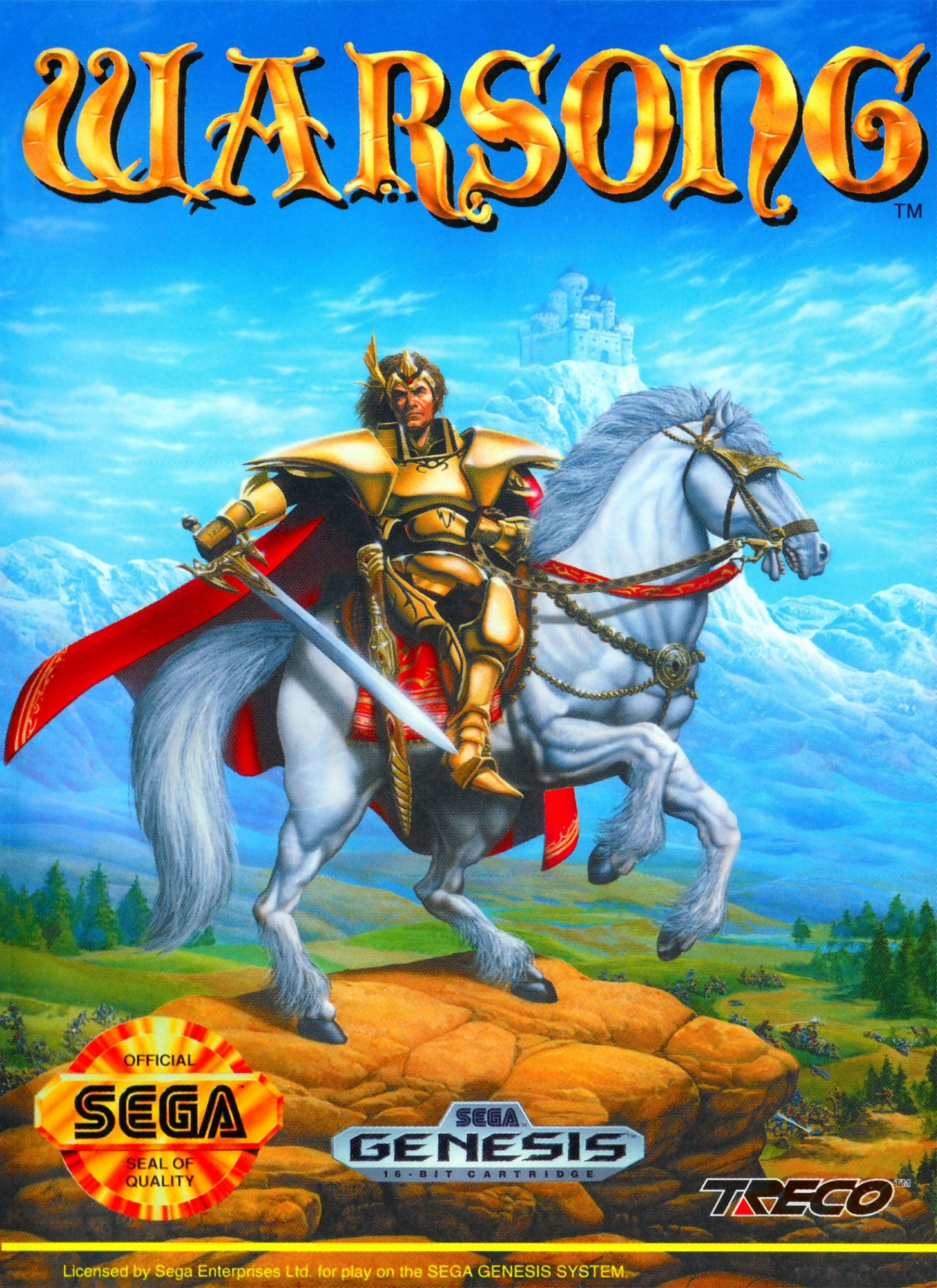 WARSONG SEGA MEGA DRIVE