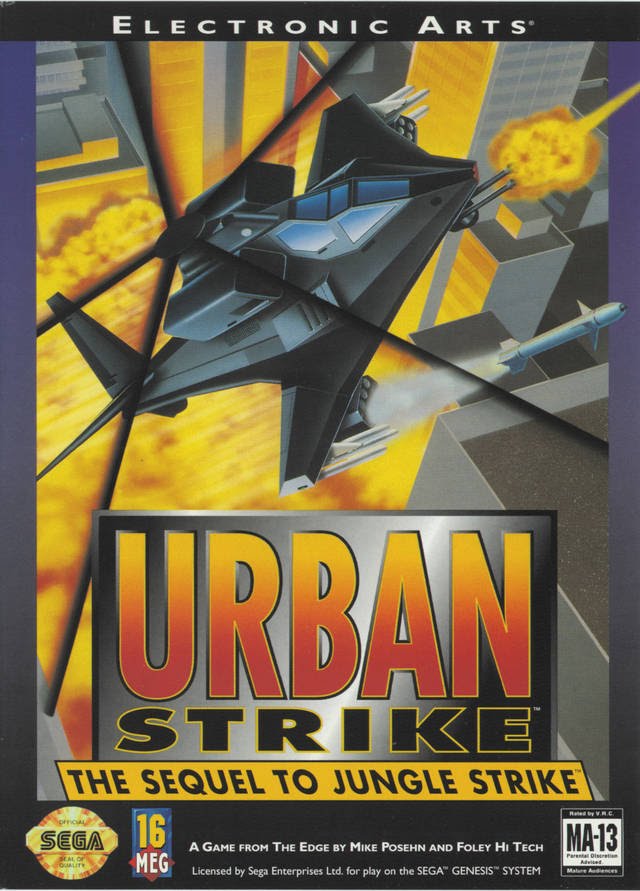 URBAN STRIKE SEGA MEGA DRIVE
