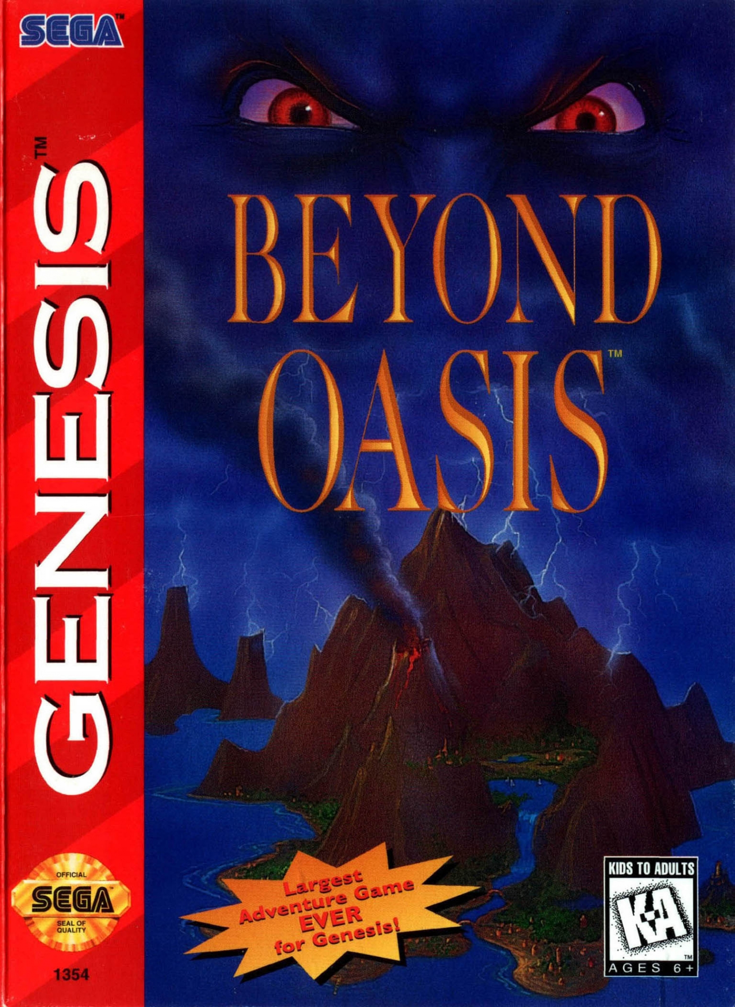 BEYOND OASIS SEGA MEGA DRIVE