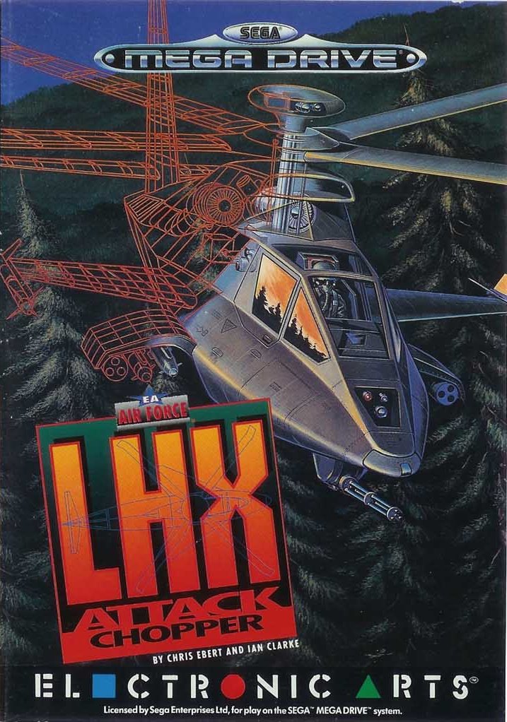 LHX ATTAACK HELICOPTER SEGA MEGA DRIVE