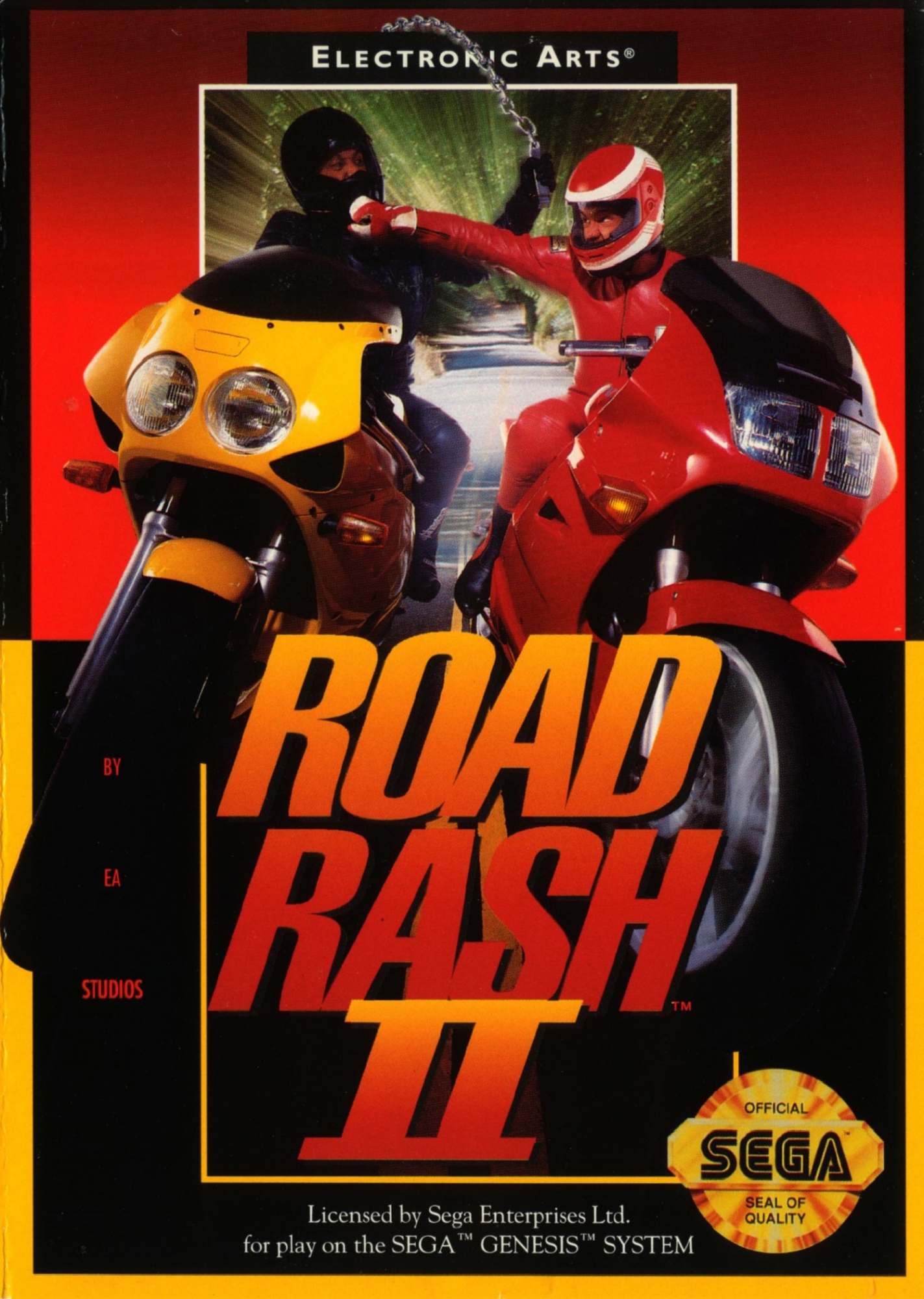 ROAD RASH 2 SEGA MEGA DRIVE