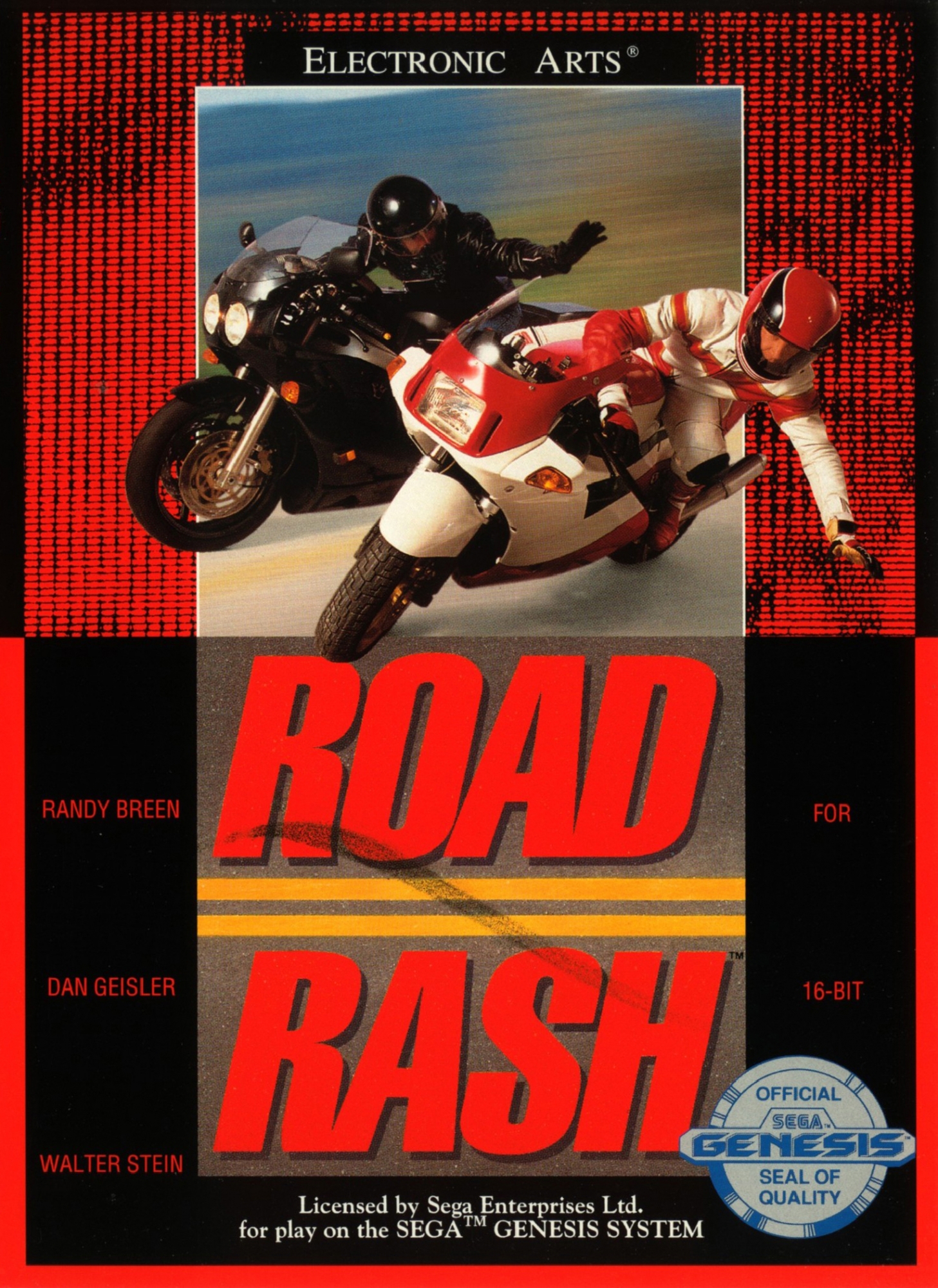 ROAD RASH SEGA MEGA DRIVE