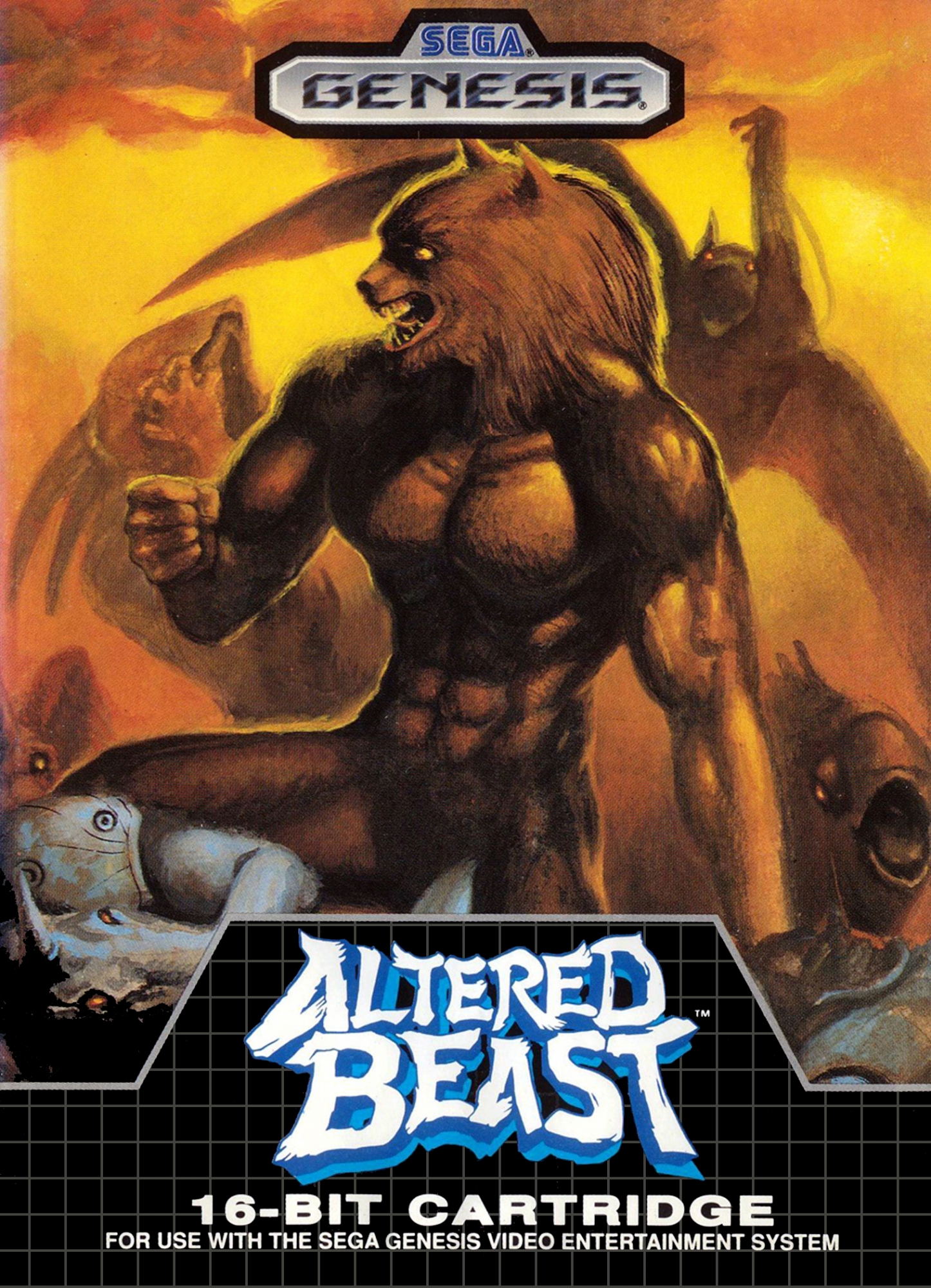 ALTERED BEAST SEGA MEGA DRIVE