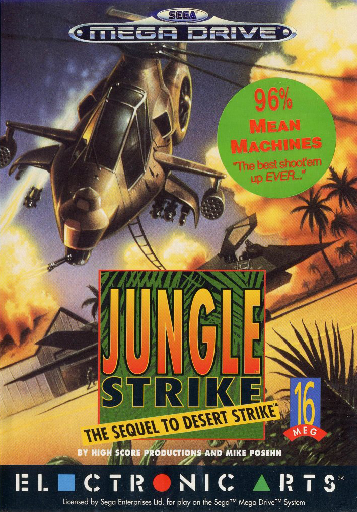 JUNGLE STRIKE SEGA MEGA DRIVE