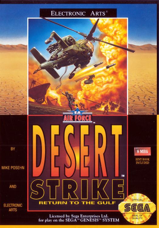 DESERT STRIKE SEGA MEGA DRIVE