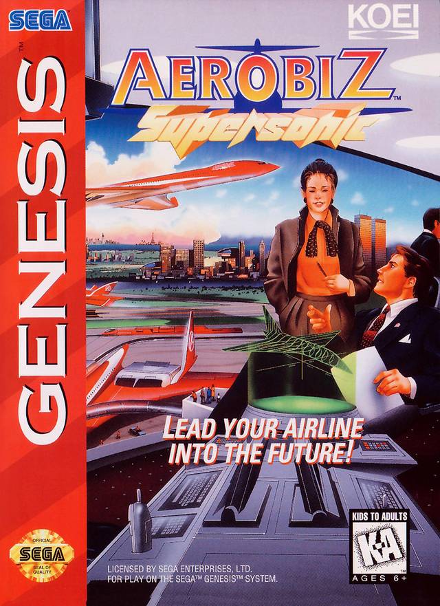 AEROBIZ SEGA MEGA DRIVE